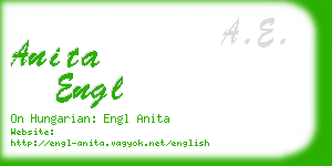 anita engl business card